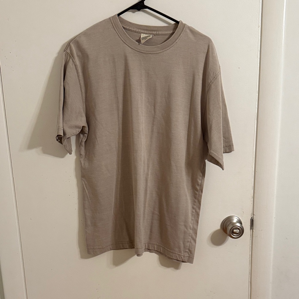 Men's Casual Beige T-Shirt